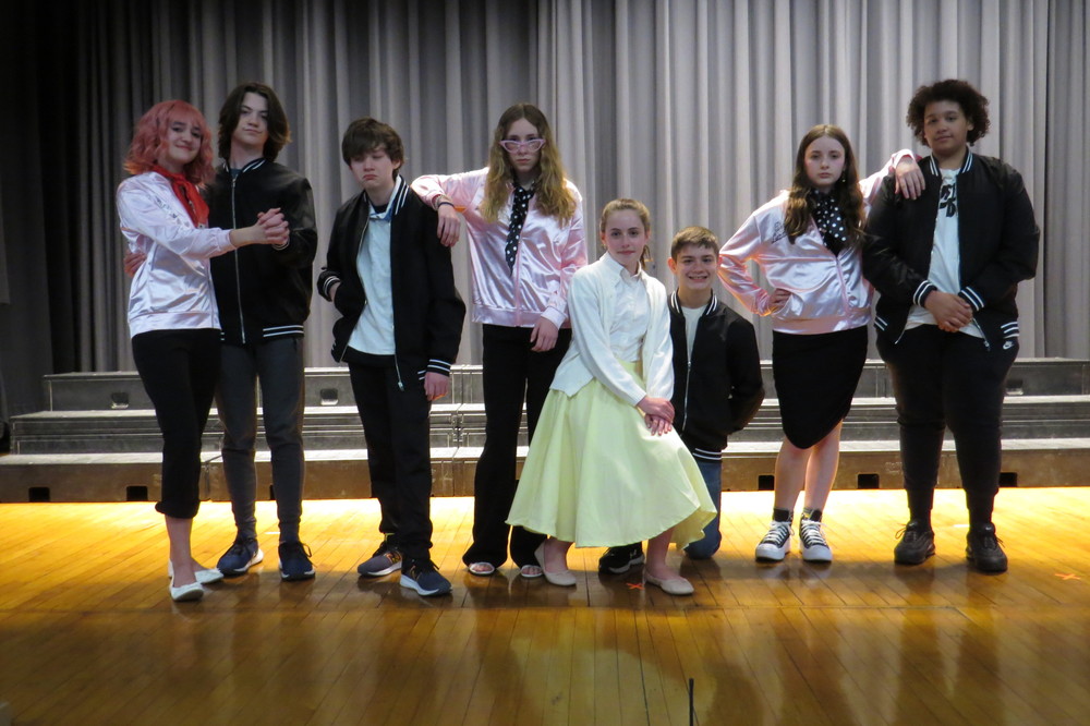 From left to right: Carter Kidd, Blake Dobbs, Zachary Larance, Mckenna Guthoerl, Blair Anderson, Ben Henderson, Flannery Muscar and Stevie Williams.