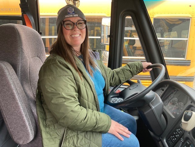 Ohio County Schools bus driver Renee Ellis